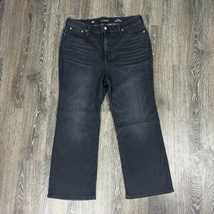 J. Crew NWT Black Slim Demi Boot Denim Jean Women's Size 35